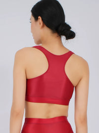 High Elastic Silky Sheer Running Vest Breathable Fitness Crop Top for Men and Women