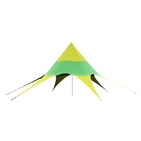 Hexagonal Camping Tarp Shelter Sunshade Rainproof UV Protection for 3-4 People