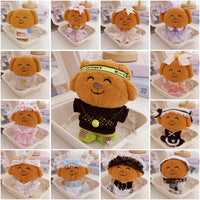 10cm Cotton Doll Clothes Set with Shawl and Animal Design