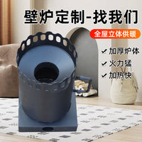 Portable Stainless Steel Wood Burning Stove for Outdoor Camping and Cooking