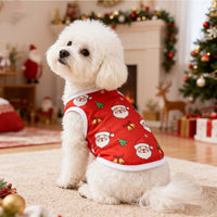 Pet Christmas Snowflake Vest for Dogs and Cats, Festive Holiday Apparel for New Year Parties