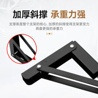 Thickened Stainless Steel Triangle Shelf Bracket Wall Mount Support for Shelving Units