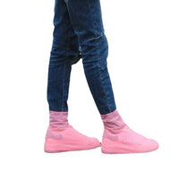 Reusable Silicone Shoe Covers for Rain, Snow, and Mud Protection - Non-Slip High-Top Waterproof Shoe Protectors