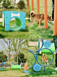 Pet Playground Dog Agility Training Equipment Obstacle Course Physical Fitness Gear