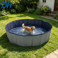 Foldable PVC Pet Swimming Pool for Dogs and Cats