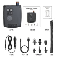 Woxin 36-Cylinder Portable Electric Air Pump for Outdoor Tents SUP Paddleboards Kayaks Swim Rings