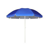 Outdoor Round Beach Umbrella with UV Protection and Foldable Design for Patio and Market Stalls