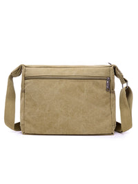 Men's Canvas Shoulder Messenger Bag Large Capacity Work Tool Bag