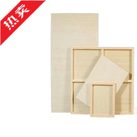 Oil Painting Rock Color Board Wooden Frame Mineral Heavy Color Gouache Tempera Lacquer Painting Board Pine Wood Frame
