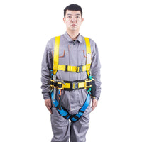 Full Body Safety Harness Kit for High-Altitude Work with Lanyard