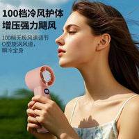 Portable USB Rechargeable Handheld Mini Fan with High-Speed Motor