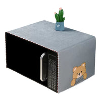 Refrigerator Microwave Oven Dust Cover with Storage Pockets