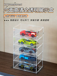 Acrylic Dustproof Display Case for Tomica Mini 4WD Model Cars