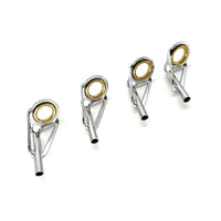 Stainless Steel Platinum Fishing Rod Tip Guide Rings for Sea Rods and Lure Rods