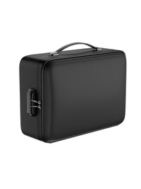 Fireproof Document Organizer with Lock, Large Capacity Accordion File Storage Box for Home and Office
