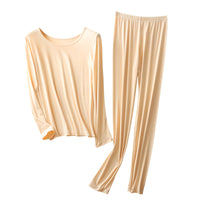 Women's Modal Thermal Underwear Set Thin Slim Fit Base Layer