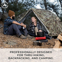 Ultralight Waterproof 3-Season Backpacking Tent with Rainfly and Footprint for 1 Person