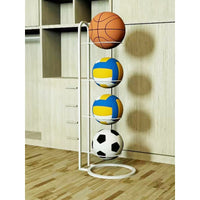 Multi-Layer Ball Storage Rack for Basketballs and Other Sports Equipment