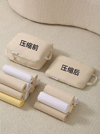 Travel Compression Packing Cubes Set for Clothes and Down Jackets