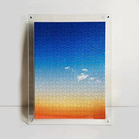 Acrylic Jigsaw Puzzle Frame for 500/1000 Pieces, High Transparency, Thickened Display Photo Frame