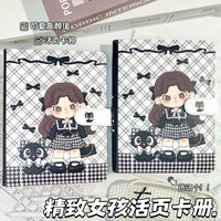 A5 Cartoon Loose-Leaf Notebook for Students, High-Value Design Planner with Grid Pattern