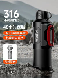 Large Capacity Stainless Steel Insulated Thermos for Outdoor Travel and Home Use