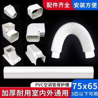 PVC Air Conditioner Line Set Cover Kit for Mini Split and Central AC Units