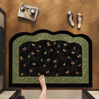 Diatomaceous Earth Bath Mat, Non-Slip Absorbent Quick Dry Shower Floor Mat for Home Bathroom