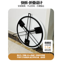 Portable Outdoor Camping Foldable Round Table Minimalist Small Coffee Table Multi-functional Bedside Desk