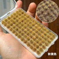 Miniature Static Grass Tufts for Dioramas, Architectural Models, and DIY Crafts