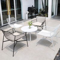 Outdoor Rattan Woven Aluminum Garden Cafe Villa Hotel Patio Designer Furniture Set