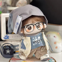 20cm Cotton Doll Clothes Set - Sweet & Casual Outfits for Plush Dolls