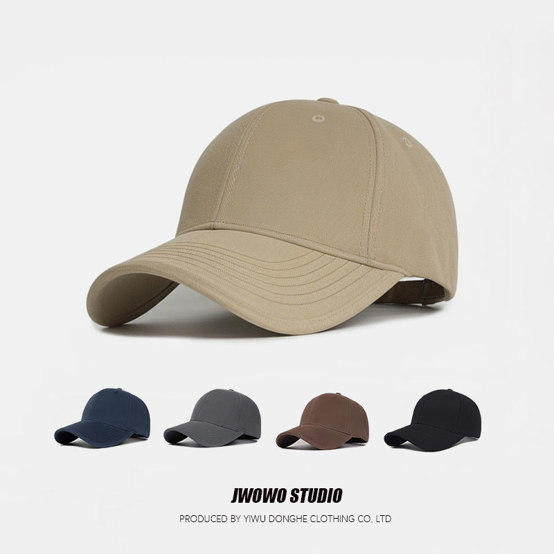 Oversized Baseball Cap for Men and Women, Hard Top, Wide Brim, Deep Fit, Adjustable