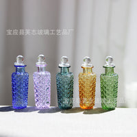 Miniature Embossed European Style Dollhouse Glass Bottle for 1:6/1:8/1:12 Scale Food Play
