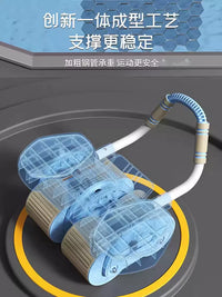 Automatic Rebound 4-Wheel Abdominal Roller with Elbow Support for Core Workout