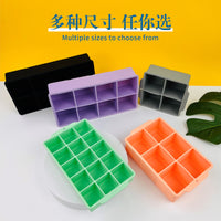 Silicone Ice Cube Tray for Whiskey & Cocktails, Large Capacity Food-Grade Ice Maker Mold