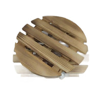 Wooden Plant Pot Caddy with Wheels, Heavy Duty Rolling Plant Stand for Indoor Outdoor Use