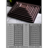 Bonsai Pot Drip Tray Ceramic Rectangular Square Round Planter Base