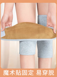Velcro Knee Brace for Men and Women, Thickened Winter Warm Joint Support, Fleece Lined for Elderly, Cold Legs, Cycling