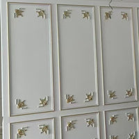 PU Faux Plaster Crown Molding for TV Background Wall Decor