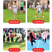 Kids' Hopscotch Rings Set for Sensory Integration Training and Outdoor Physical Activity