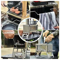 Portable Wood Burning Tent Stove for Camping and Outdoor Adventures