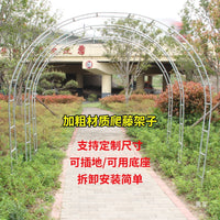 Heavy-Duty Metal Garden Arch for Climbing Plants, Roses, and Vines - Outdoor Trellis Support