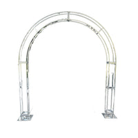 Wedding Arch Backdrop Stand Half-Round Iron Art Stage Outdoor Arch Frame Decoration