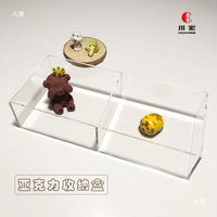Acrylic 9-Compartment Storage Box for Jewelry and Small Items