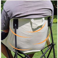 Youshanran Outdoor Folding Chair Set with Storage Bag, Portable Moon Chair Combo