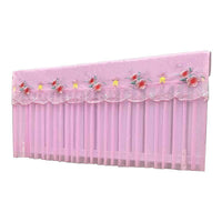 Dustproof Radiator Cover with Embroidered Fabric for Home