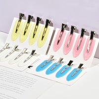 No-Crease Hair Clip Set for DIY Crafting, Cream Glue Hairpin Bang Clip Hair Accessories