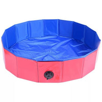 Foldable Pet Swimming Pool Portable Dog Bath Tub Non-Inflatable Cat Paddling Pool