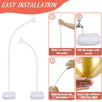 Adjustable Balloon Arch Kit with Water-Fillable Base for DIY Decorations
